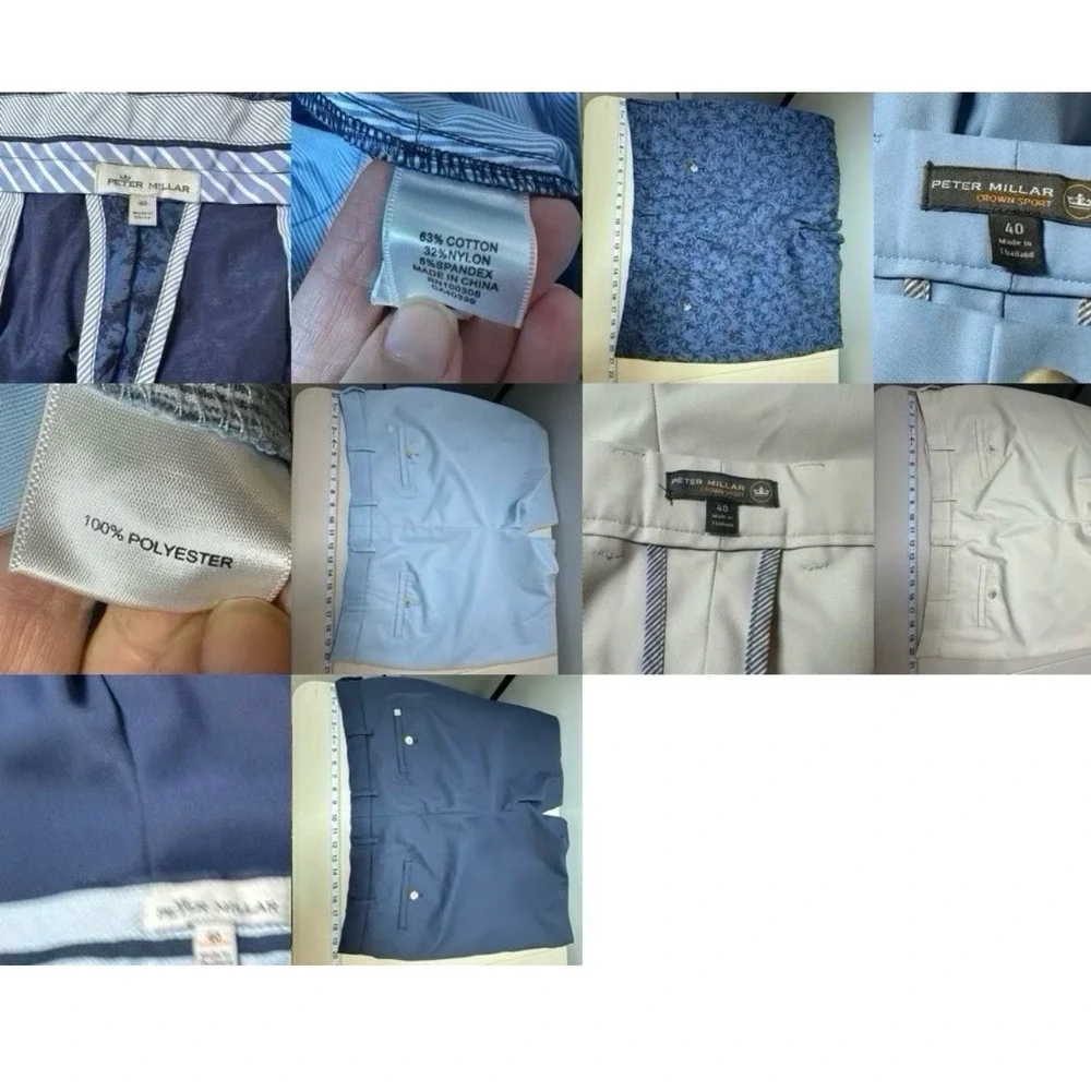 Peter Millar Crown Lot‎ of 4 Performance Golf Shorts Size 40 Classic Bundle